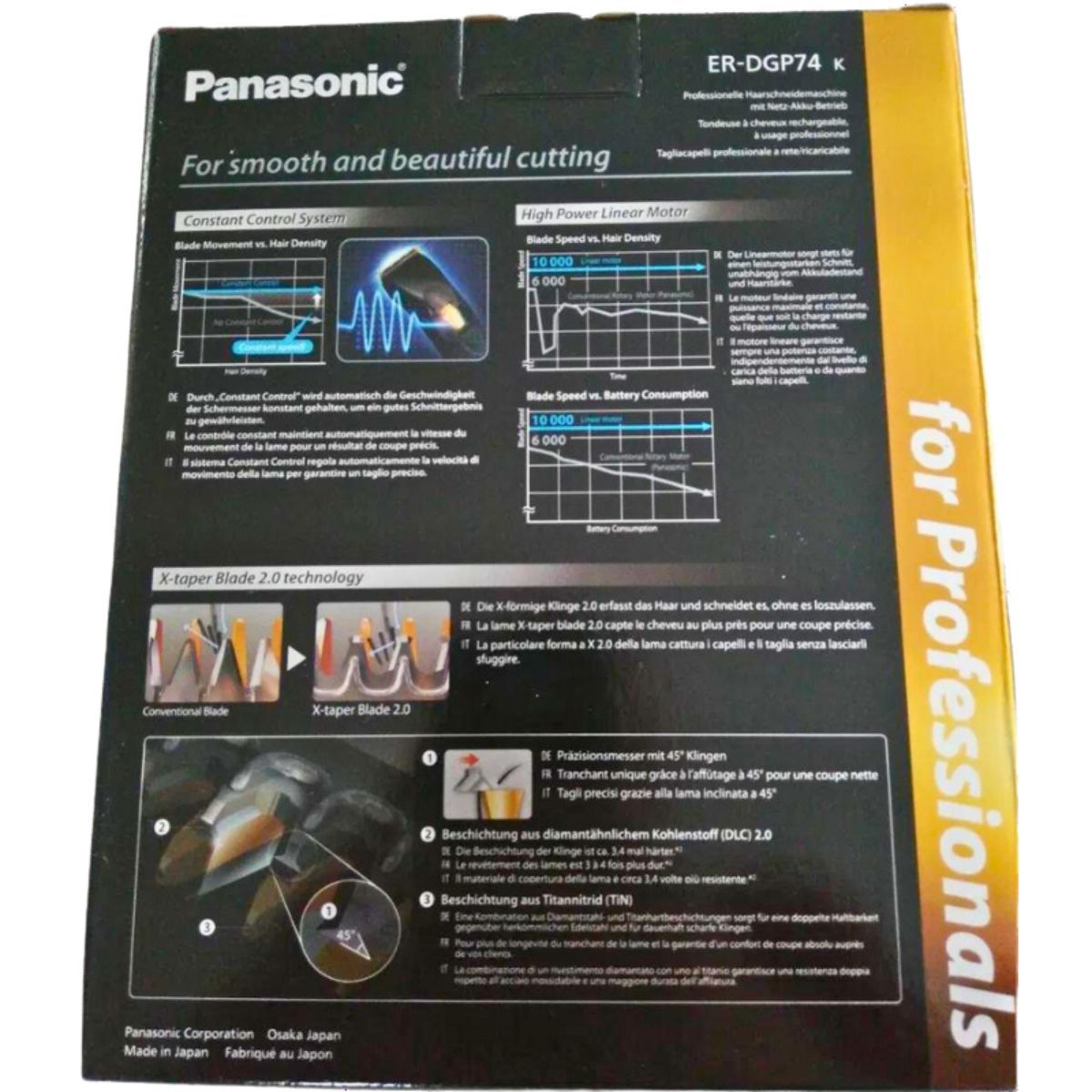 ����� ������ ������� ������� PANASONIC ER- DGP74 K
