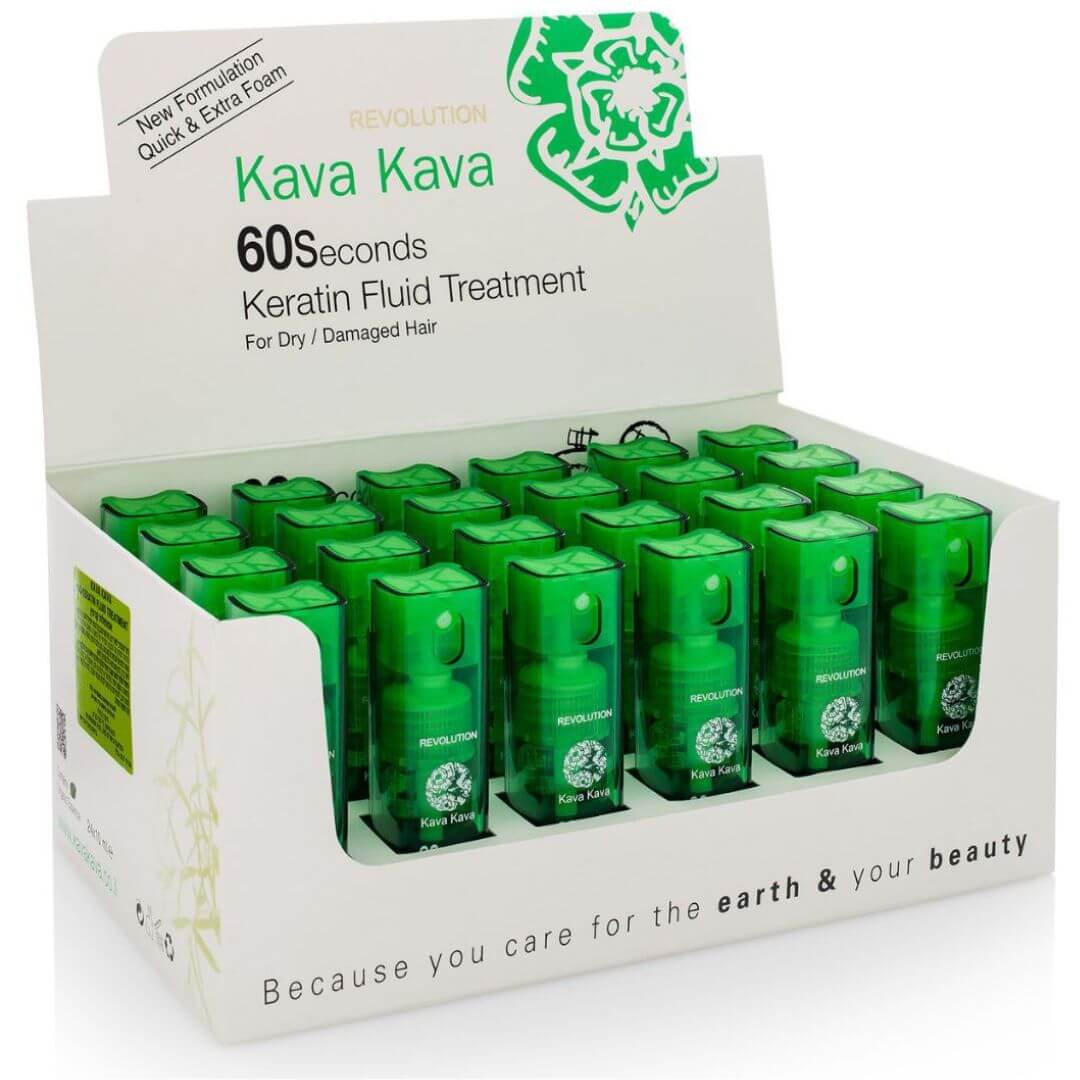 אמפולות קרטין לשיקום השיער 60 שניות קווה קווה 24*10 מ"ל אמפולות קרטין לשיקום השיער 60 שניות קווה קווה 24*10 מ"ל