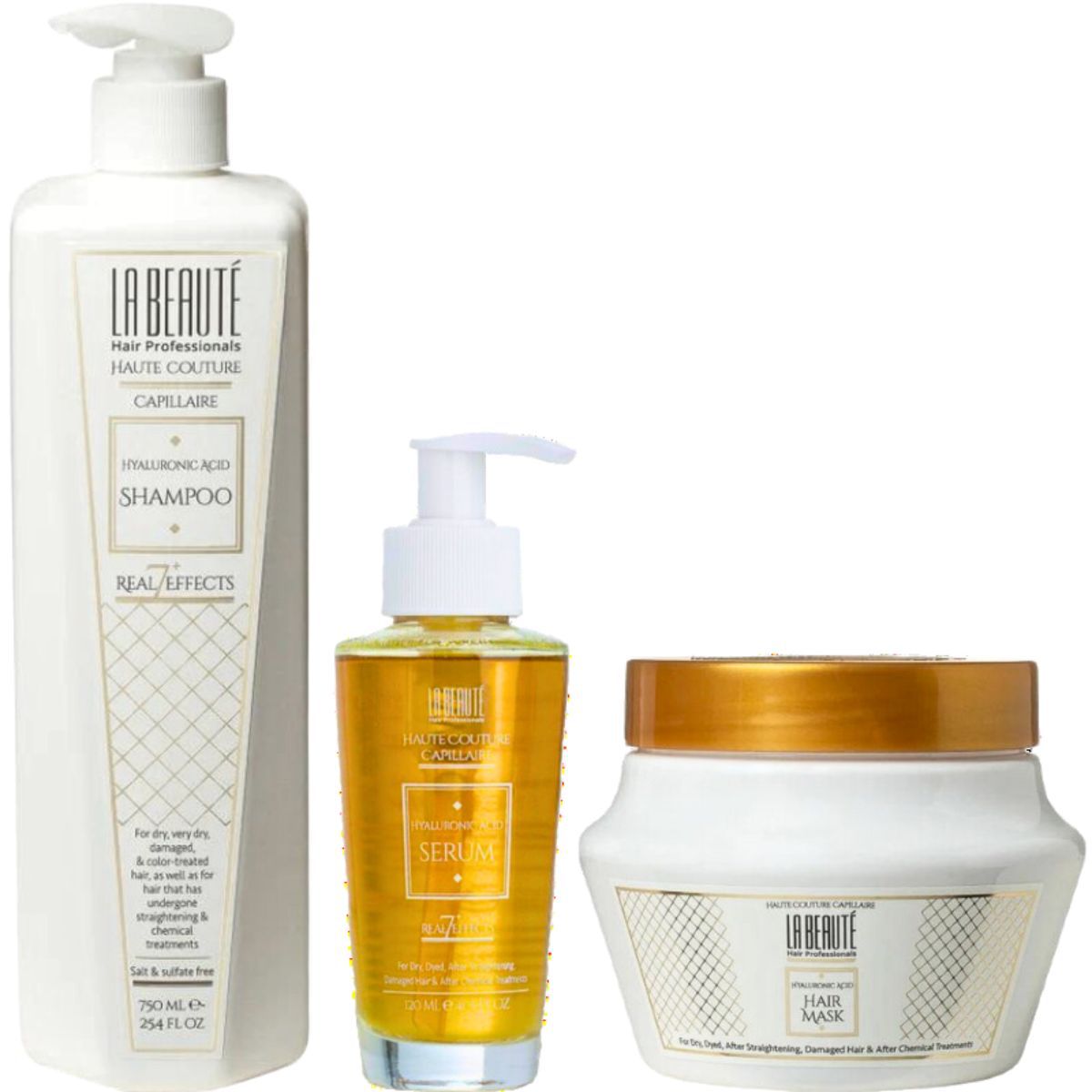 ערכת מוצרים לשיער LA BEAUTE לשיער יבש , פגום או לשיער שעבר החלקה שמפו+ מסכה+ סרום לה בוטה ערכת מוצרים לשיער LA BEAUTE לשיער יבש , פגום או לשיער שעבר החלקה שמפו+ מסכה+ סרום לה בוטה