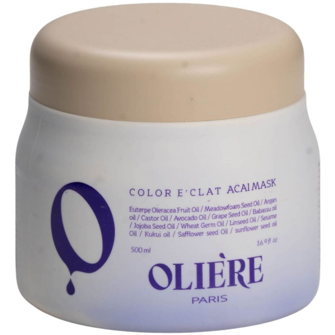 מסיכת סילבר פיגמנט אסאי OLIERE לשיקום שיער שעבר הבהרה, צבע, גוונים או חמצון אולייר 500 מ"ל מסיכת סילבר פיגמנט אסאי OLIERE לשיקום שיער שעבר הבהרה, צבע, גוונים או חמצון אולייר 500 מ"ל