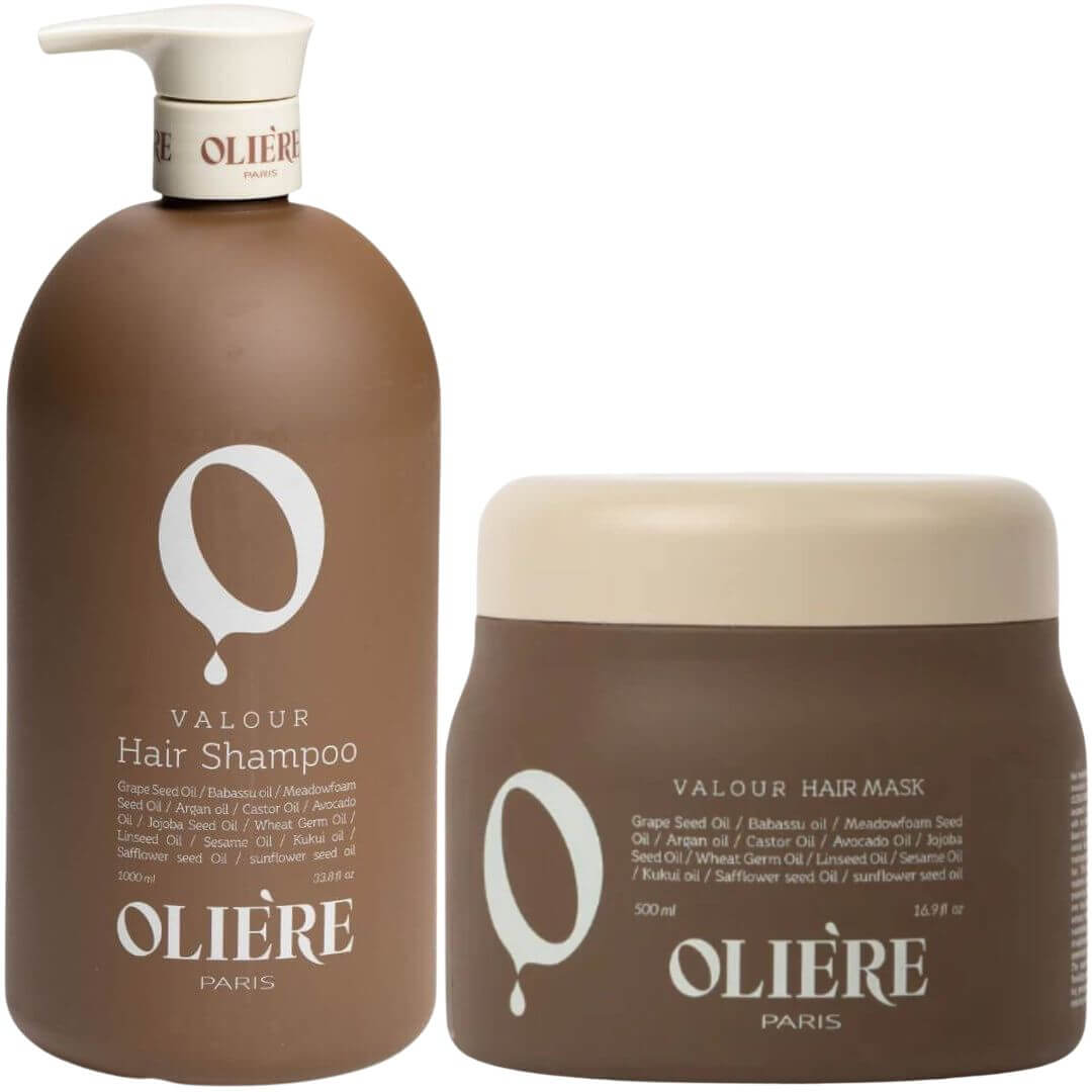 מארז שמפו + מסכה לשיער לאחר החלקה OLIERE לשימור פעולת ההחלקה לאורך זמן אולייר מארז שמפו + מסכה לשיער לאחר החלקה OLIERE לשימור פעולת ההחלקה לאורך זמן אולייר