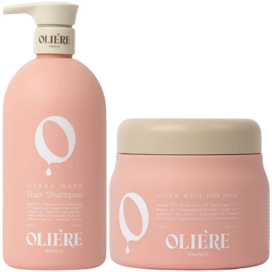 מארז שמפו+ מסכה OLIERE לשיער גלי עד מתולתל למניעת נפח וחשמל סטטי אולייר מארז שמפו+ מסכה OLIERE לשיער גלי עד מתולתל למניעת נפח וחשמל סטטי אולייר