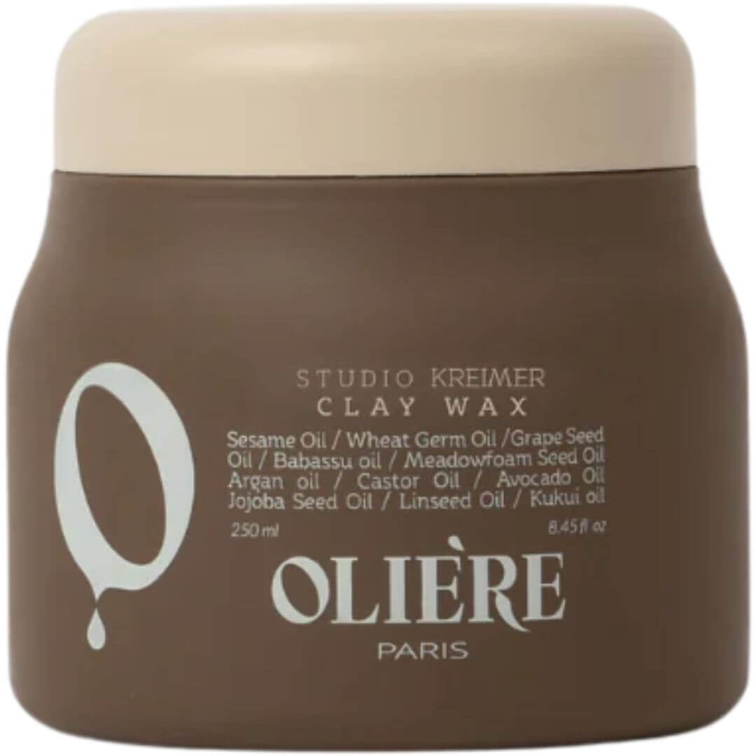קריימר- קרם חימר מקצועי לשיער OLIERE לאחיזה חזקה ומראה טבעי אולייר 250 מ"ל קריימר- קרם חימר מקצועי לשיער OLIERE לאחיזה חזקה ומראה טבעי אולייר 250 מ"ל