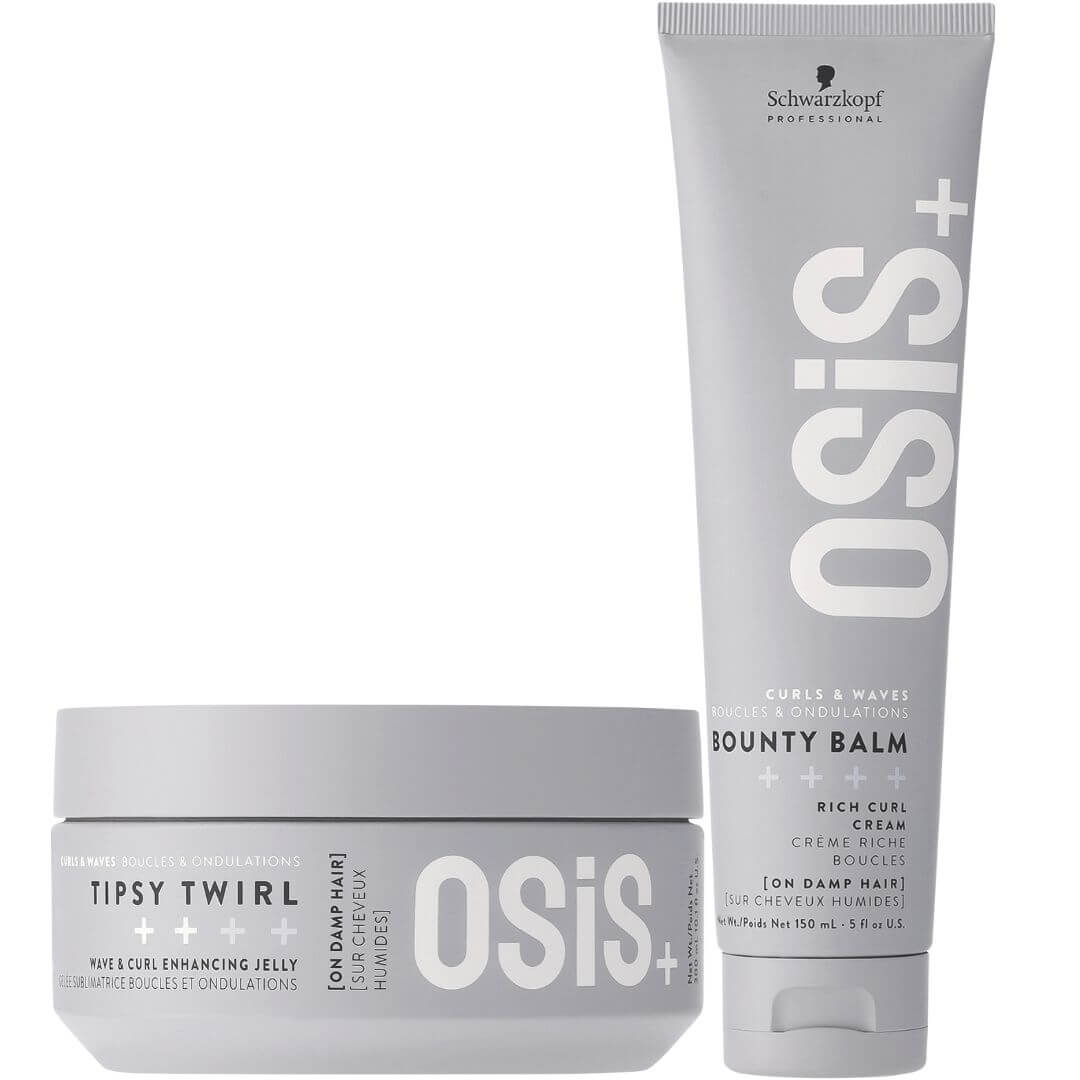 קרם לעיצוב תלתלים OSIS+ BOUNTY BALM לשיער מתולתל דק עד רגיל שוורצקופף 150 מ"ל + ג`ל לעיצוב תלתלים OSIS + TIPSY TWIRL שוורצקופף 300 מ"ל קרם לעיצוב תלתלים OSIS+ BOUNTY BALM לשיער מתולתל דק עד רגיל שוורצקופף 150 מ"ל + ג`ל לעיצוב תלתלים OSIS + TIPSY TWIRL שוורצקופף 300 מ"ל