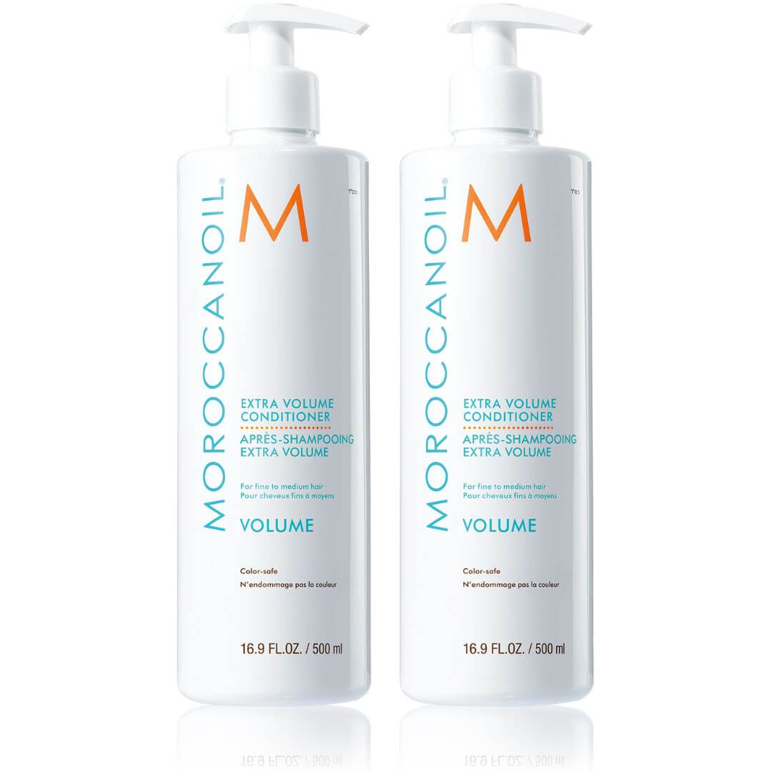 זוג מרככי שיער ווליום ליצירת נפח מוגבר MOROCCANOIL שמן מרוקאי 500 מ"ל זוג מרככי שיער ווליום ליצירת נפח מוגבר MOROCCANOIL שמן מרוקאי 500 מ"ל