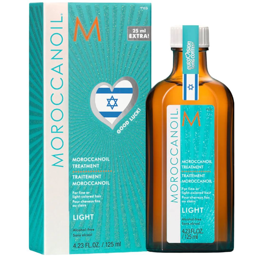 שמן טיפולי לייט MOROCCANOIL מהדורת אירוויזיון לשיער דק/ דליל או מובהר שמן מרוקאי 125 מ"ל שמן טיפולי לייט MOROCCANOIL מהדורת אירוויזיון לשיער דק/ דליל או מובהר שמן מרוקאי 125 מ"ל