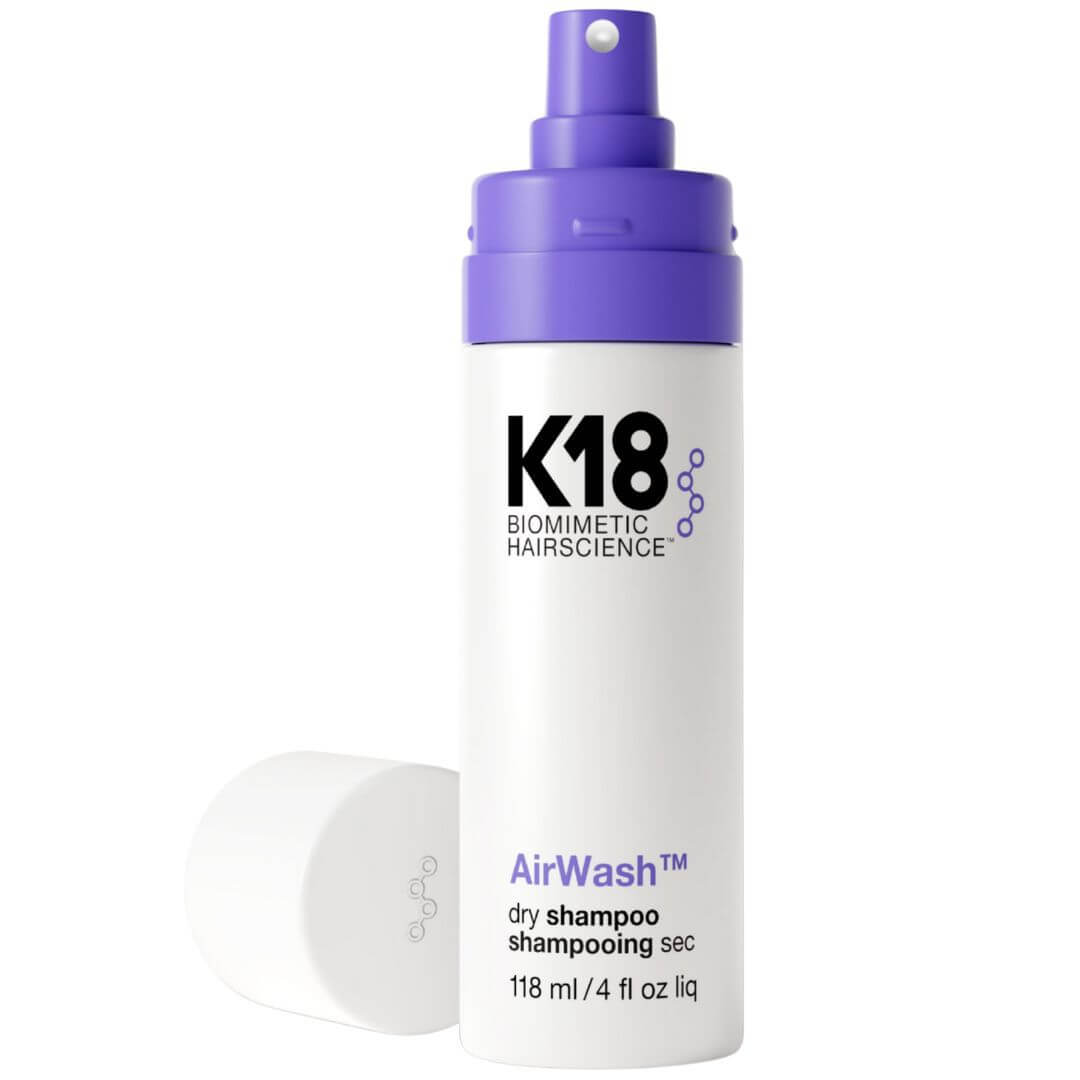 שמפו יבש מהפכני לריענון השיער והקרקפת K18 AirWash קיי 18 118 מ"ל שמפו יבש מהפכני לריענון השיער והקרקפת K18 AirWash קיי 18 118 מ"ל