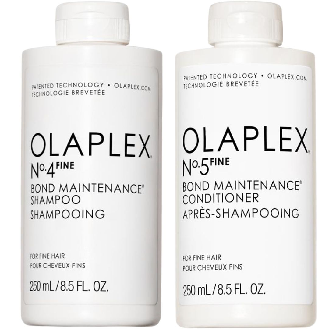 שמפו + מרכך משקם לשיער דק OLAPLEX NO.5 + NO.4 אולפלקס 250 מ"ל שמפו + מרכך משקם לשיער דק OLAPLEX NO.5 + NO.4 אולפלקס 250 מ"ל