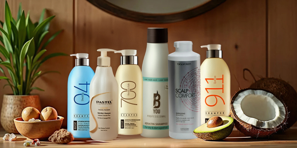 מגוון סדרות במגוון סוגי שמפו לשיער