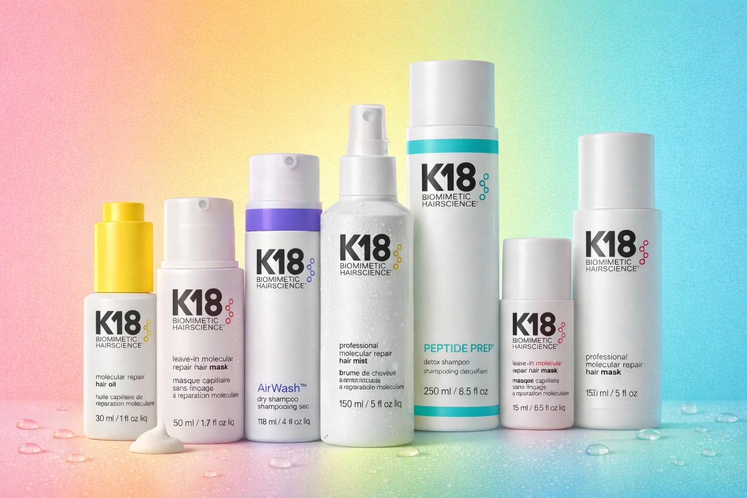 מוצרי K18 במחירים משתלמים באתר HAIR4YOU