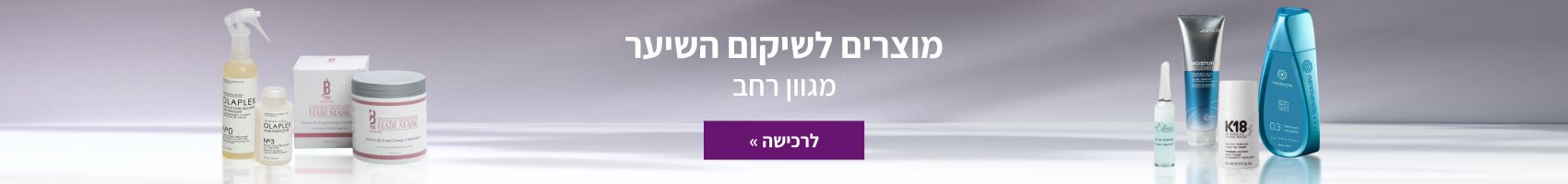 שיקום לשיער מוצרים לשיקום השיער